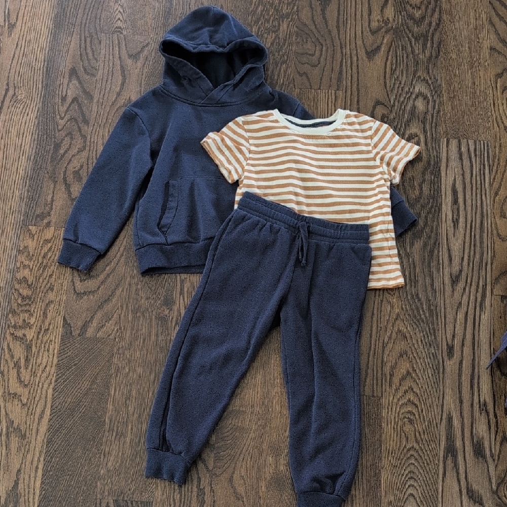 H&M Navy Kids Jogger Set